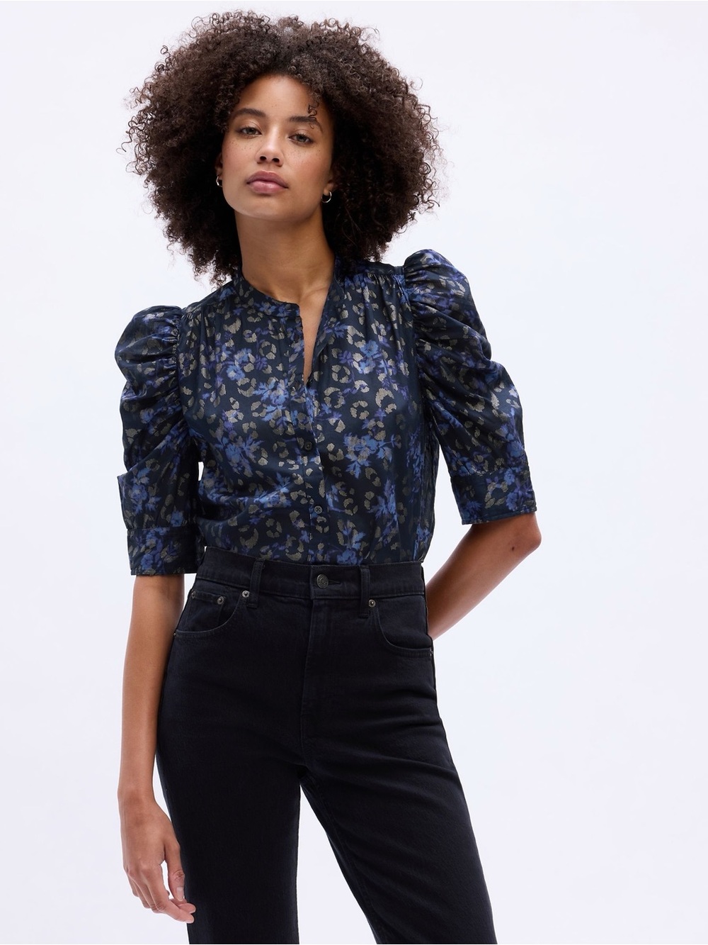 GAP Puff Sleeve Blouse